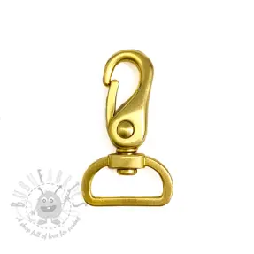 Metallikarbiinihaka 25 mm gold