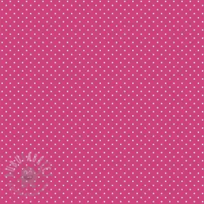 Puuvillakangas Petit dots pink