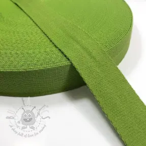 Puuvillahihnanauha 4 cm lime