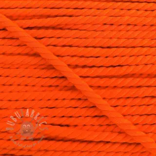 Puuvillanyöri kierretty 5 mm neon orange