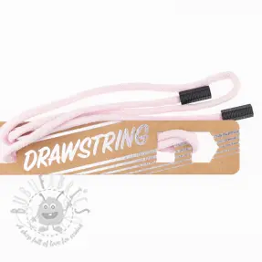 Nyöri huppuun päätykappaleilla 115 cm HEAD1 light pink