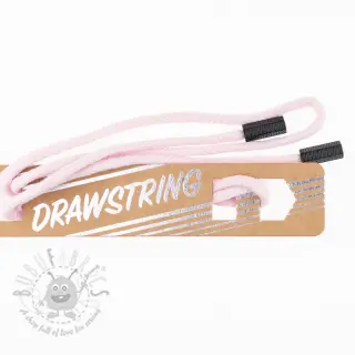 Nyöri huppuun päätykappaleilla 115 cm HEAD1 light pink