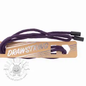 Nyöri huppuun päätykappaleilla 115 cm HEAD1 violet