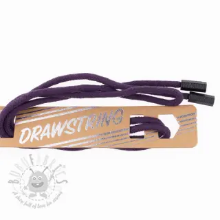 Nyöri huppuun päätykappaleilla 115 cm HEAD1 violet