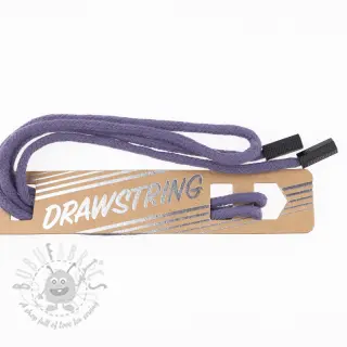 Nyöri huppuun päätykappaleilla 115 cm HEAD1 lavender