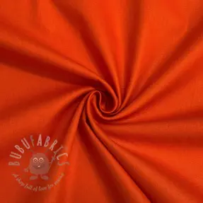 Puuvillapopliini flame orange
