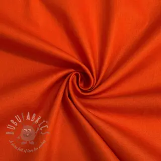 Puuvillapopliini flame orange