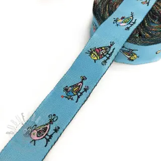 Nauha Birds blue