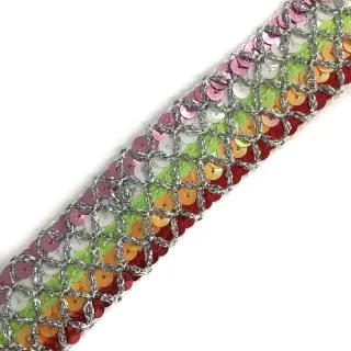 Stuha Sequin MULTI lime