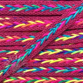Polyesterinyöri punottu NEON fuchsia