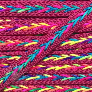 Polyesterinyöri punottu NEON fuchsia