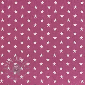 Puuvillakangas Petit stars mauve