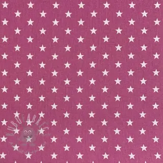 Puuvillakangas Petit stars mauve