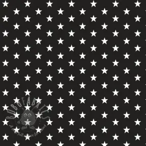 Puuvillakangas Petit stars black