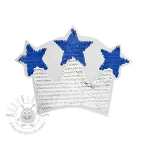 Paljetit obojstranné Royal crown