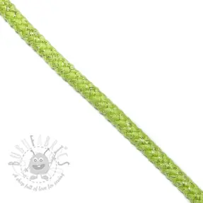 Lurex-nyöri 10 mm lime