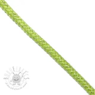 Lurex-nyöri 10 mm lime