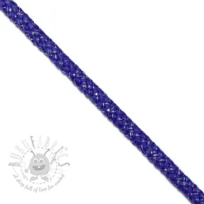 Lurex-nyöri 10 mm cobalt