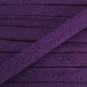 Bavlnená šnúra plochá 15 mm purple
