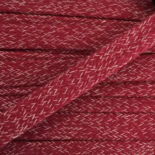 Bavlnená šnúra plochá 15 mm melange red