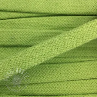 Puuvillanyöri litteä 15 mm lime