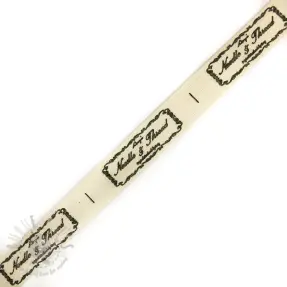 Puuvillanauha Label Needle and thread