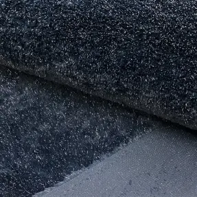 Umelá kožušina LUREX SILVER navy