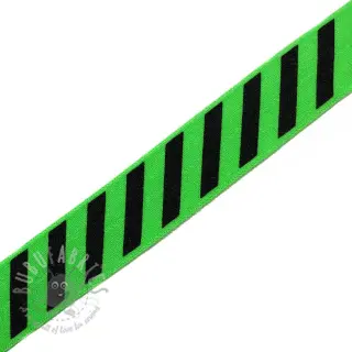 Reunustuskuminauha STRIPE 20 mm green