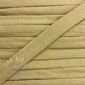 Puuvillanyöri litteä 13 mm light yellow
