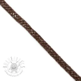 Lurex-nyöri 10 mm brown