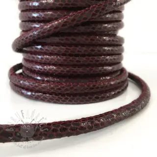 Nyöri tekonahka Snake bordeaux