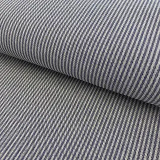 Dekoračná látka DOBBY Colored stripe navy blue