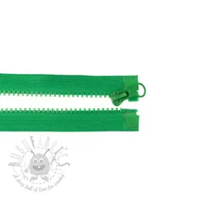 Vetoketju avattava 75 cm grass green