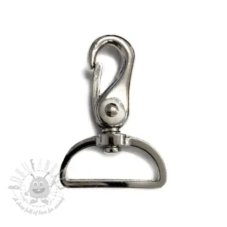 Metallikarbiinihaka 40 mm silver