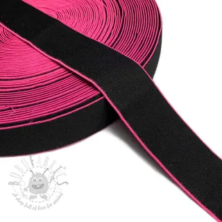 Sileä kuminauha 4 cm Rim fuchsia