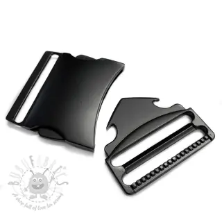 Metallisolki Kolmikärki 40 mm black