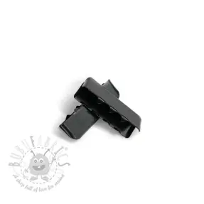 Metallipäätykappale 25 mm black