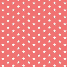 Bavlnená látka Petit stars coral