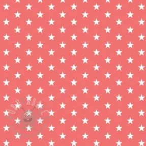 Puuvillakangas Petit stars coral