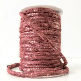 Semišová šnúra Glitter old pink