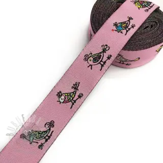 Nauha Birds pink