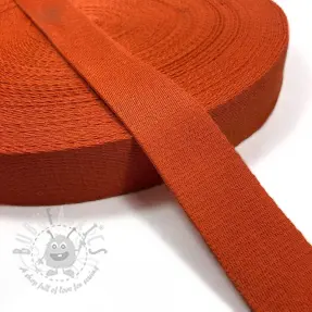 Puuvillahihnanauha 4 cm orange