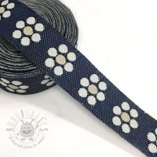Nauha Jeans flowers beige