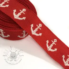 Nauha Anchor red/white