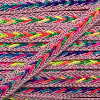 Polyesterinyöri punottu NEON rose