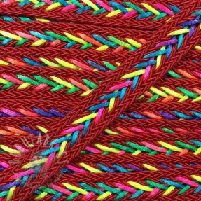 Polyesterinyöri punottu NEON red