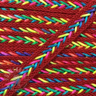 Polyesterinyöri punottu NEON red