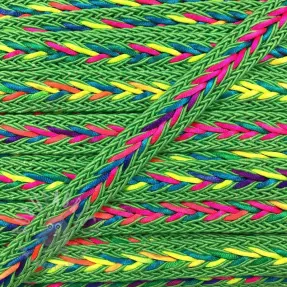 Polyesterinyöri punottu NEON lime