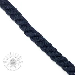 Puuvillanyöri kierretty 2,5 cm marine