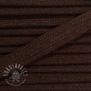 Puuvillanyöri litteä 13 mm ruskea